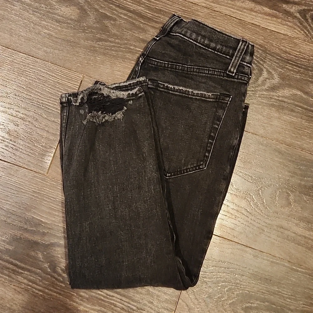 ❤️ ABERCROMBIE & FITCH CURVE LOVE JEANS - ULTRA HIGH RISE ANKLE STRAIGHT, 6 (28) - Picture 5 of 6